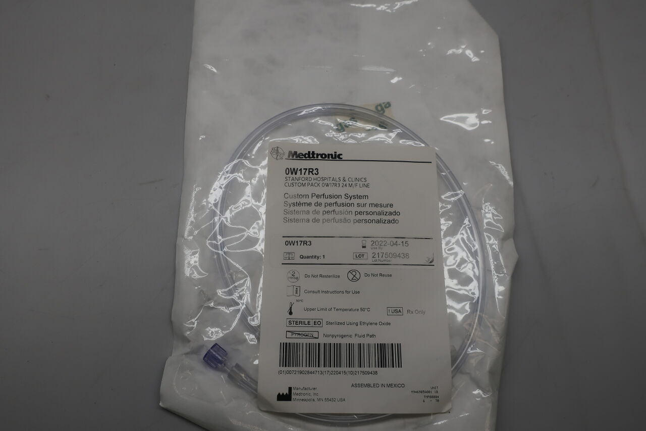 0W17R3 - MEDTRONIC - Custom Perfusion System, (EA) - ( Expiry Date: 2022-04-15 )