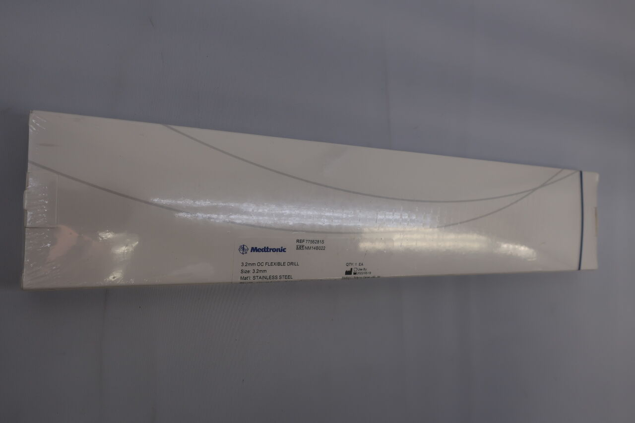 7756281S - MEDTRONIC - Flexible OC Drill, Stainless Steel 3.2mm, (BX/1) - ( Expiry Date: 2022-05-19 )