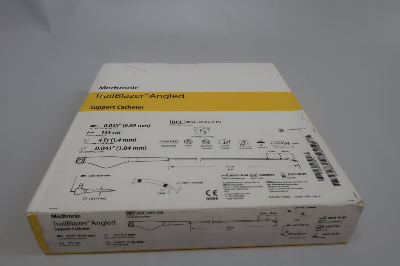 ASC-035-135 - MEDTRONIC - TrailBlazer Angled Support Catheter, 135 cm Working Length, () - ( Expiry Date: 2022-10-06 )