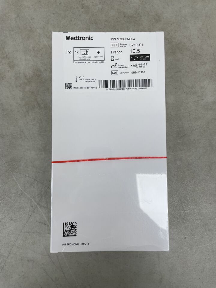 6210-S1 - MEDTRONIC - Percutaneous Lead Introducer - 10.5Fr, () - ( Expiry Date: 2022-03-12 )
