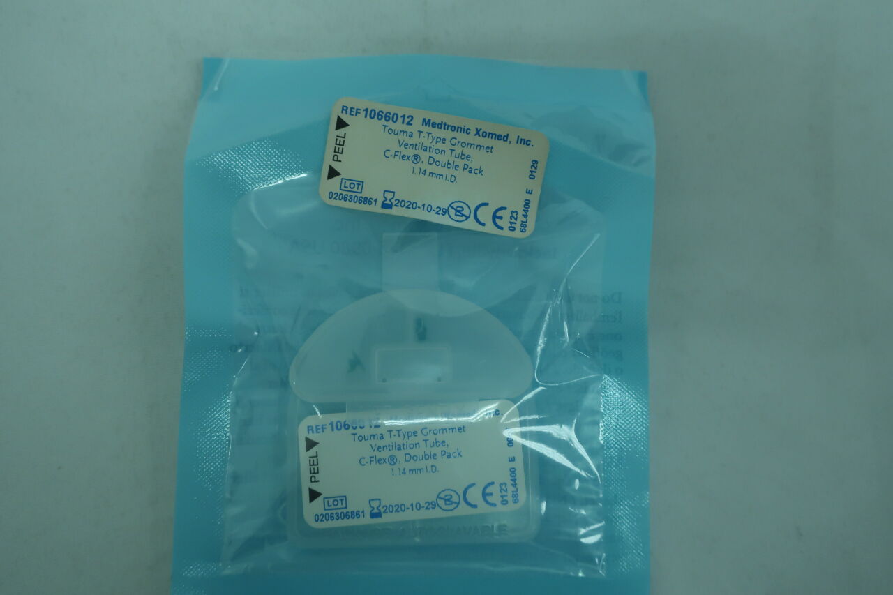 1066012 - MEDTRONIC - Touma T-Type Grommet, 1.14 mm ID, C-Flex, Sea Green, () - ( Expiry Date: 2020-10-29 )