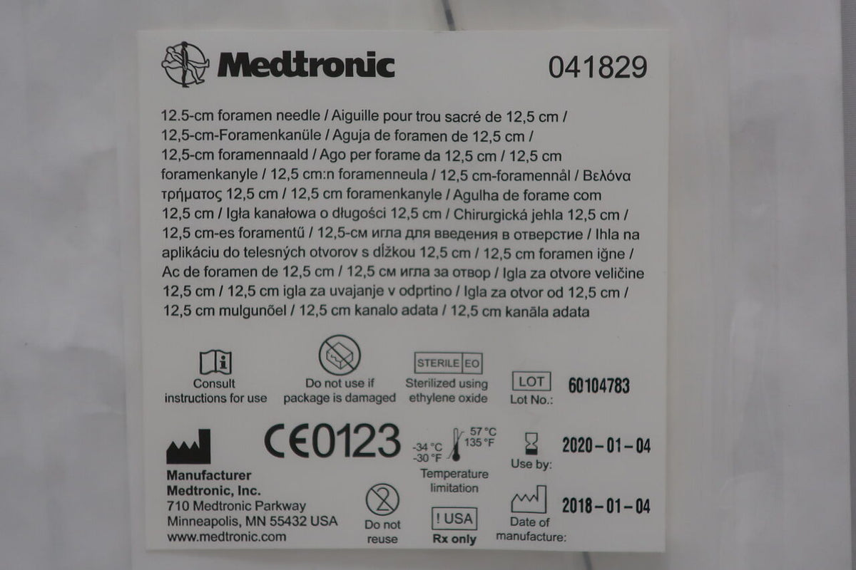 041829 - MEDTRONIC - InterStim 5.0" 20G Foramen Needle for Sacral Nerve Stimulation, (EA)