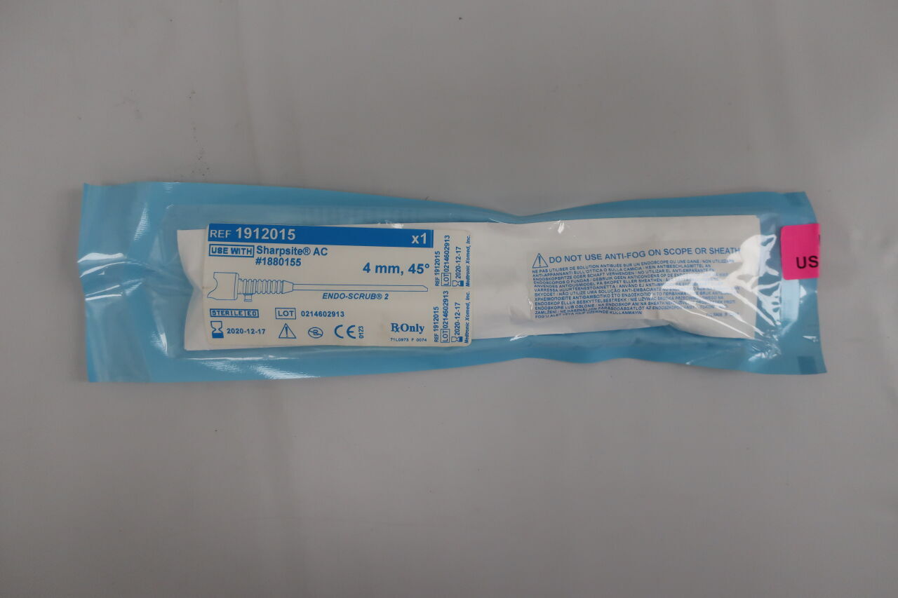 1912015 - MEDTRONIC - Endo-Scrub 2 Cleaning Sheath, For Medtronic 1880155 Endoscope, 4 mm Size, () - ( Expiry Date: 2020-12-17 )
