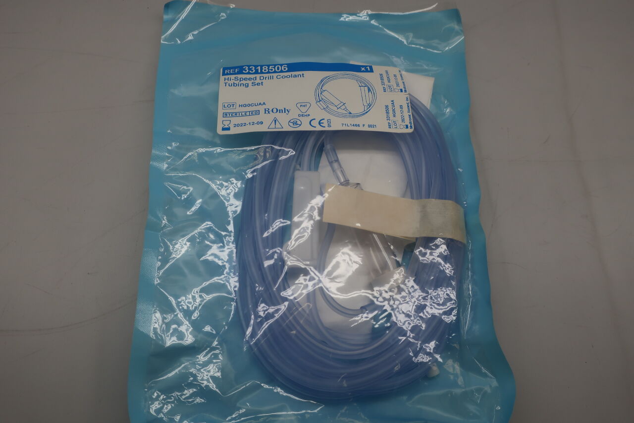 3318506 - MEDTRONIC - Medtronic Hi-Speed Drill Coolant Tubing Set, () - ( Expiry Date: 2022-12-09 )