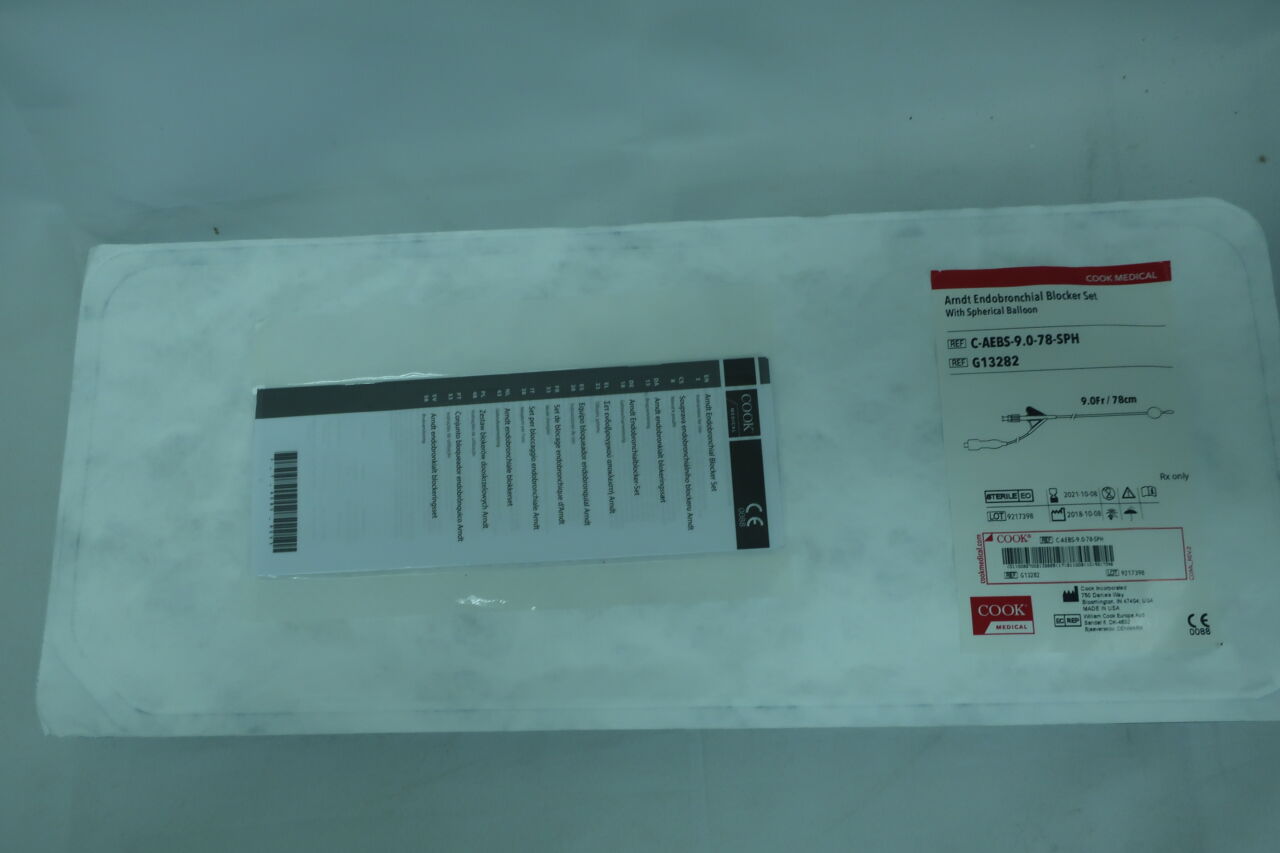 G13282 - COOK - Arndt Endobronchial Blocker Set w/Spherical Balloon 9F x 78cm, (EA) - ( Expiry Date: 2021-10-08 )