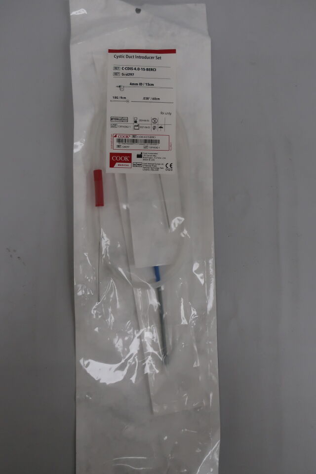 G08297 - COOK - Appel-Berci Cystic Duct Introducer Set, () - ( Expiry Date: 2023-08-07 )