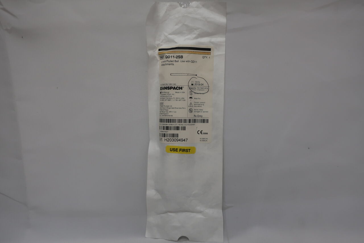 QD11-2SB - ANSPACH - 2mm Fluted Ball (x), () - ( Expiry Date: 2019-04-30 )