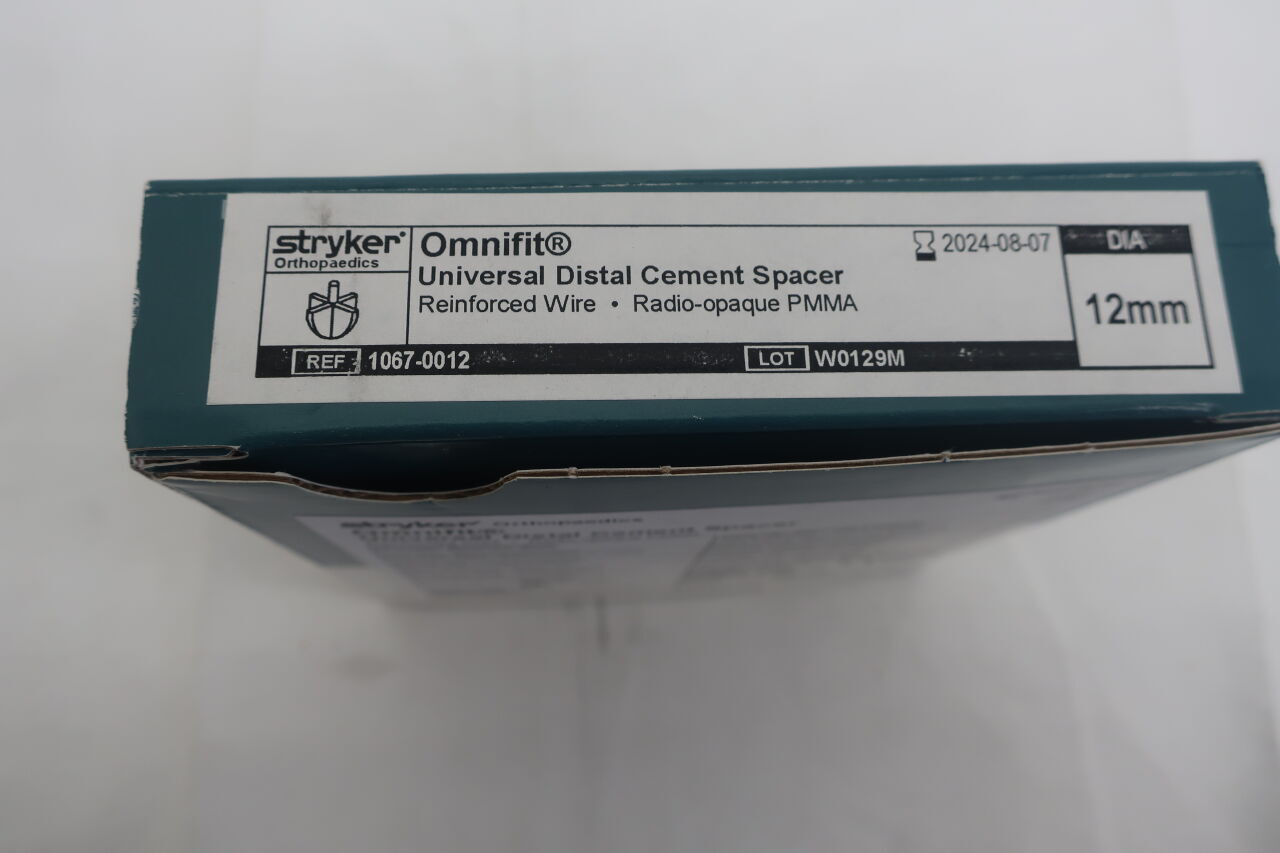 1067-0012 - STRYKER - omnifit universal distal cement spacer dia 12mm, (BX/1) - ( Expiry Date: 2024-08-07 )