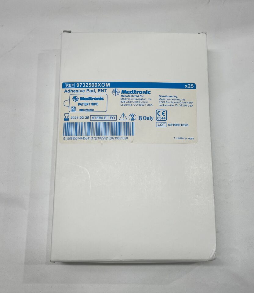 9732500XOM - MEDTRONIC - ent adhesive pad, (BX/25) - ( Expiry Date: 2021-02-25 )