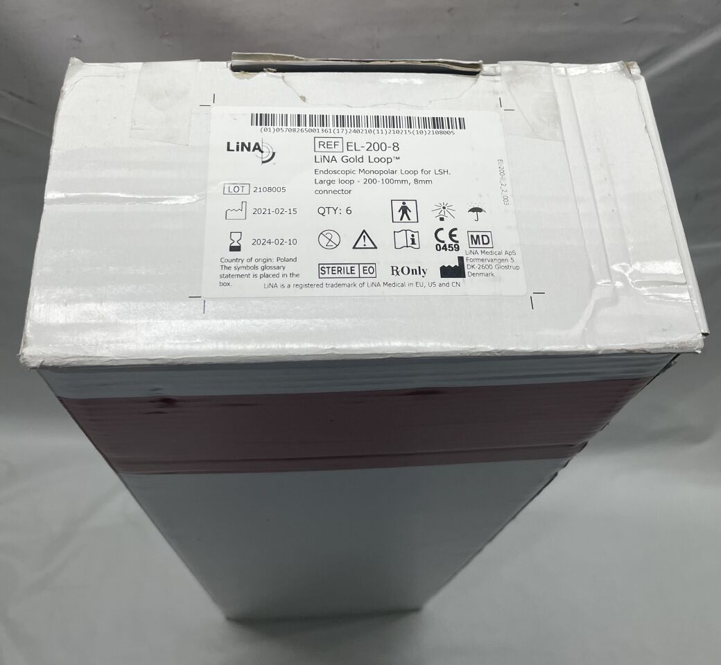 EL-200-8 - LIVANOVA - Endoscopic Monopolar Loop for LSH. Large Loop- 200-100mm, 8mm connector, () - ( Expiry Date: 2023-08-02 )
