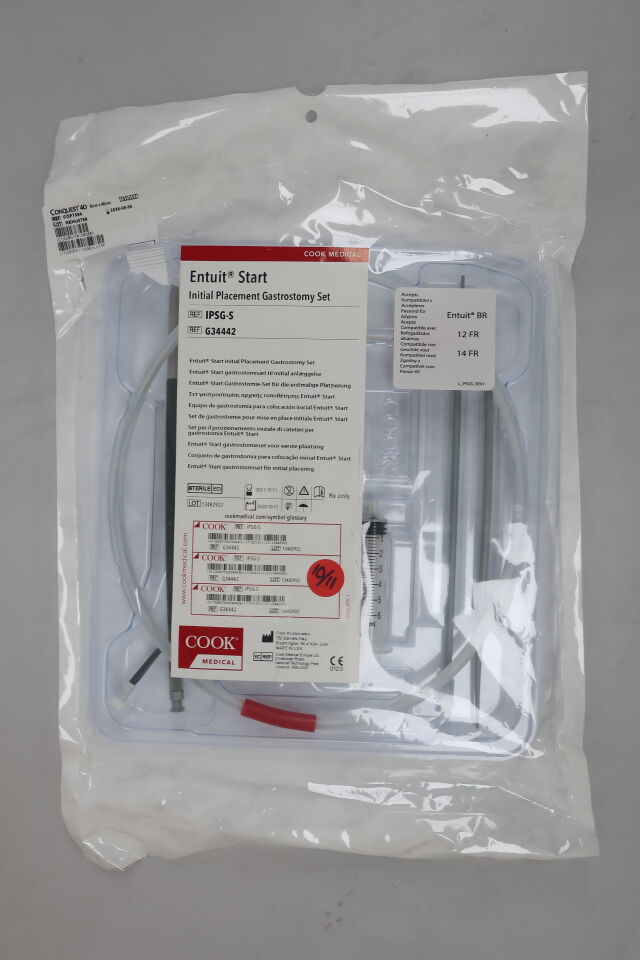 G34442 - COOK - Entuit Start Initial Placement Gastrostomy Set Small , (EA) - ( Expiry Date: 2023-10-11 )