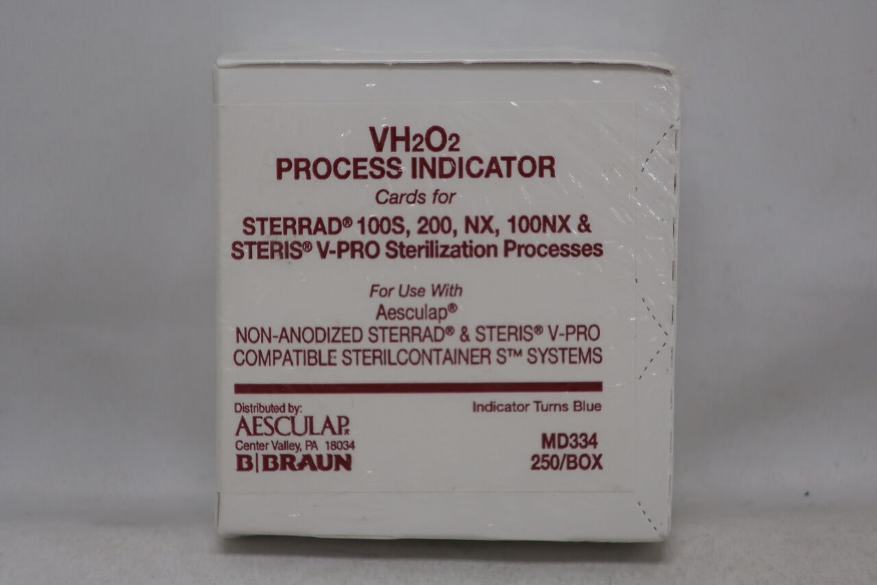 Md334 - AESCULAP - VH2O2 Process indicator Card, (BX/1) - ( Expiry Date: 2015-07-28 )