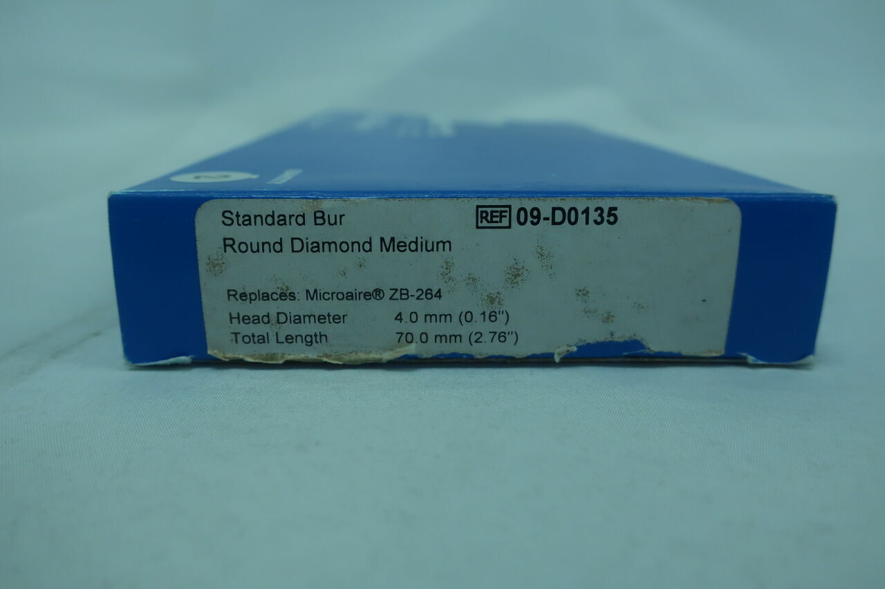 09-d0135 - BRASSELER - Standard Bur Round Diamond Medium, () - ( Expiry Date: )