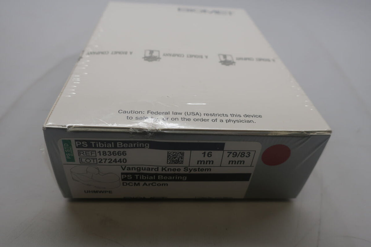 183666 - BIOMET - PS TIBIAL BEARING Vanguard PS Tib Bearing 79/83 x 16mm, (BX/1)