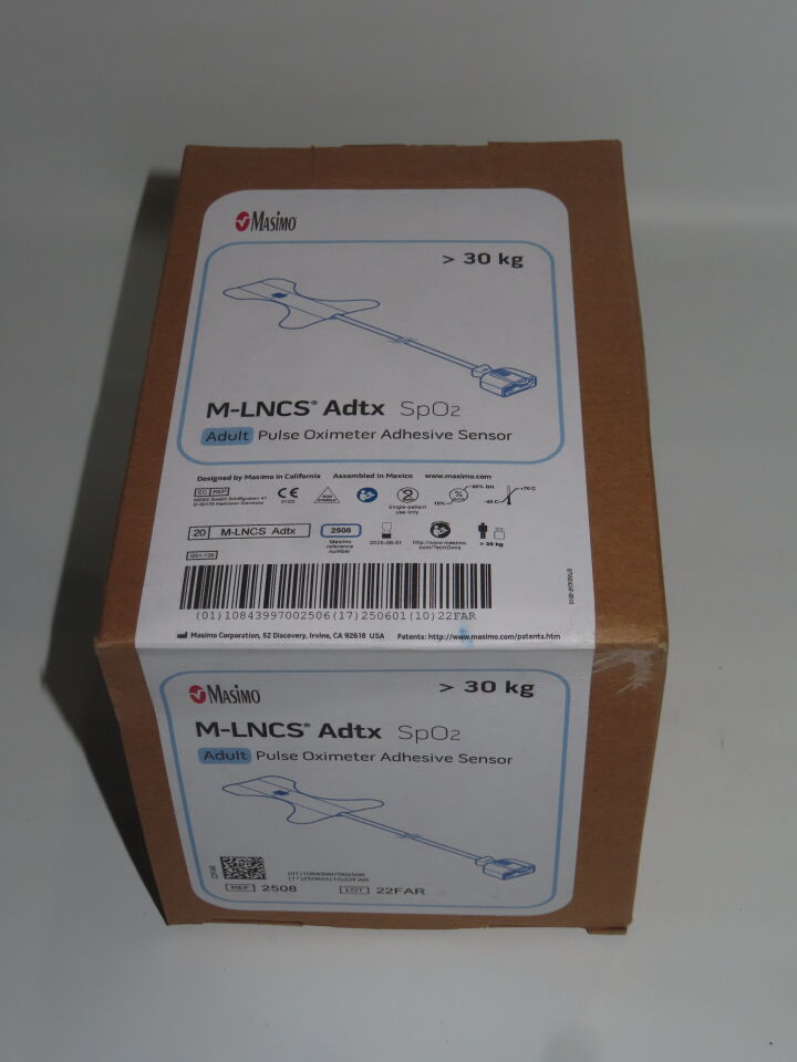2508 - MASIMO - M-LNCS Disposable Adult Sensor 18 inch, (EA) - ( Expiry Date: 2021-01-01 )