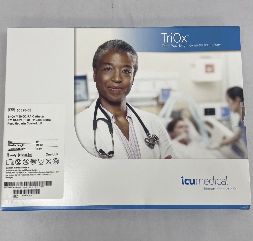 50328 - ICU MEDICAL - TriOx™ SvO2 PA Catheter P7110-EP8-H, 8F, 110cm, (BX/1) - ( Expiry Date: 2023-10-01 )