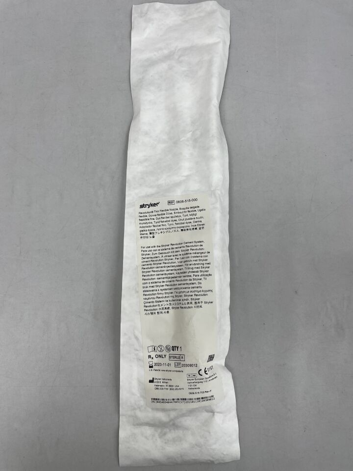 0606-515-000 - STRYKER - Revolution Thin Flexible Nozzle, () - ( Expiry Date: 2023-11-01 )