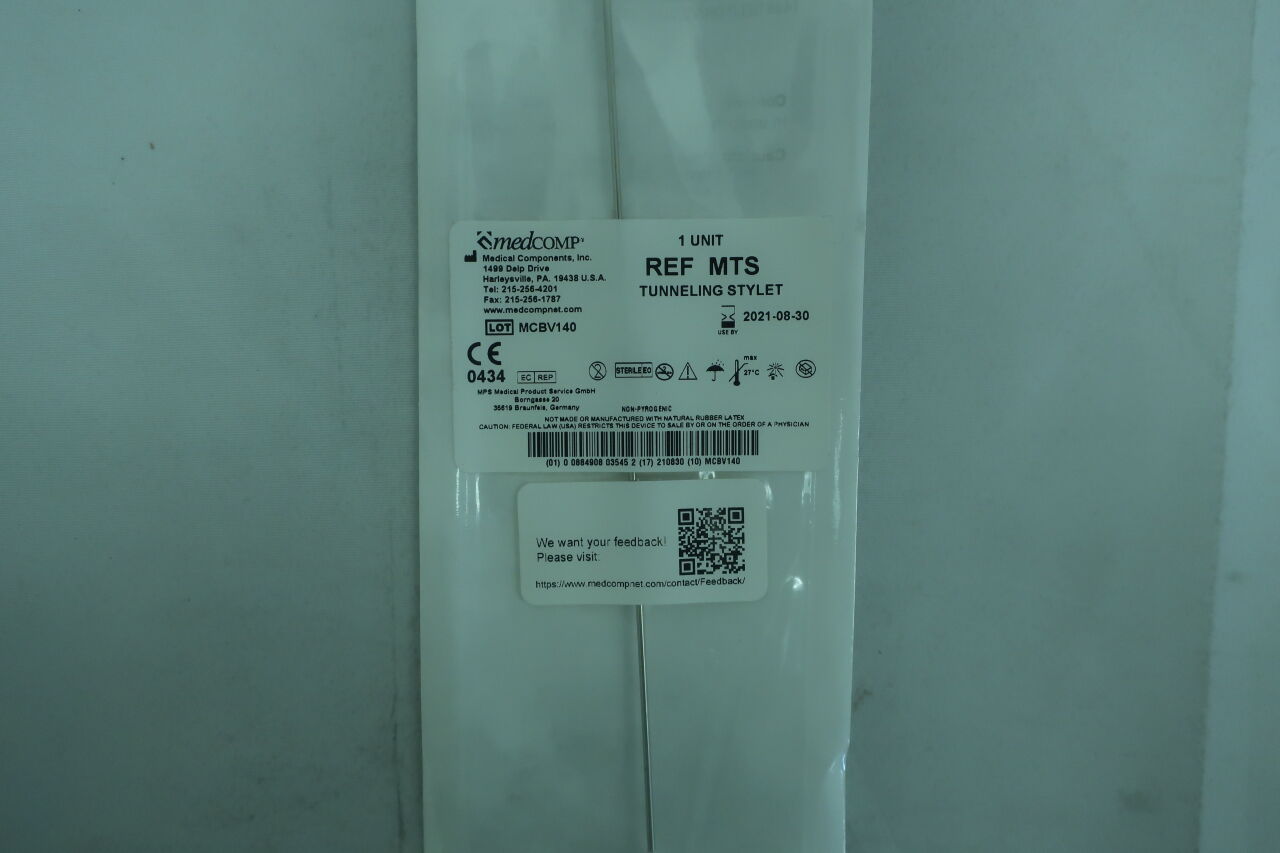 MTS - MEDICAL COMPONENTS - tunneling stylet, (EA) - ( Expiry Date: 2021-11-29 )