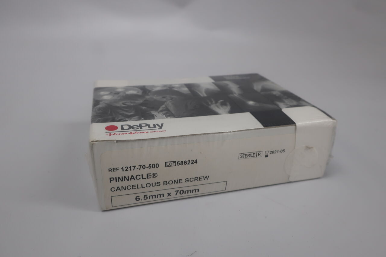 1217-70-500 - DEPUY - cancellous bone screw 6.5mm*70mm, (BOX/1) - ( Expiry Date: 2021-05-01 )