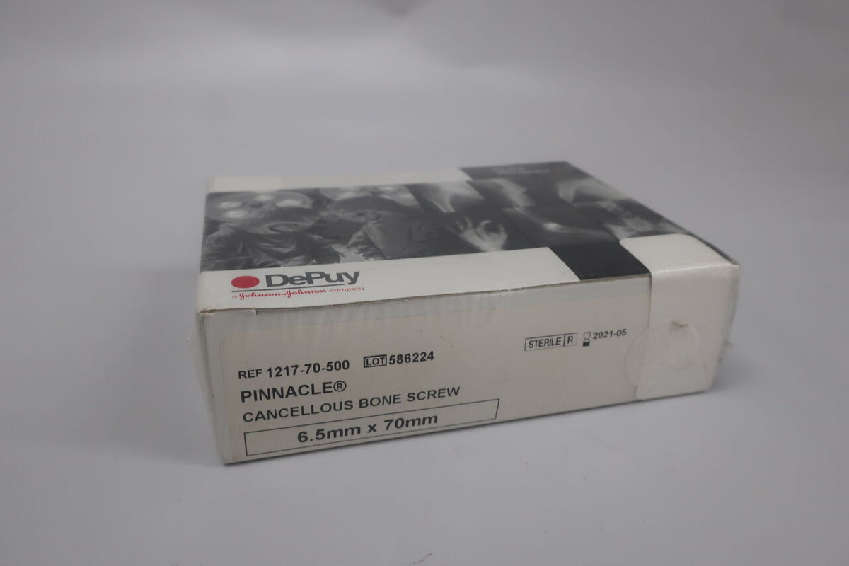 1217-70-500 - DEPUY - cancellous bone screw 6.5mm*70mm, (BOX/1)