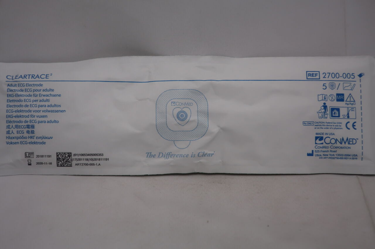 2700-005 - CONMED - SureTrace Adult ECG Electrode, () - ( Expiry Date: )