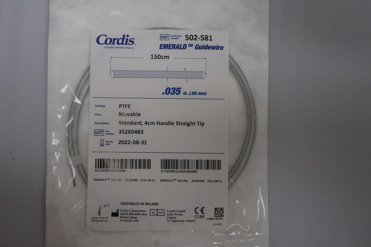 502-581 - CORDIS - standard, 4cm handle straight tip, ()