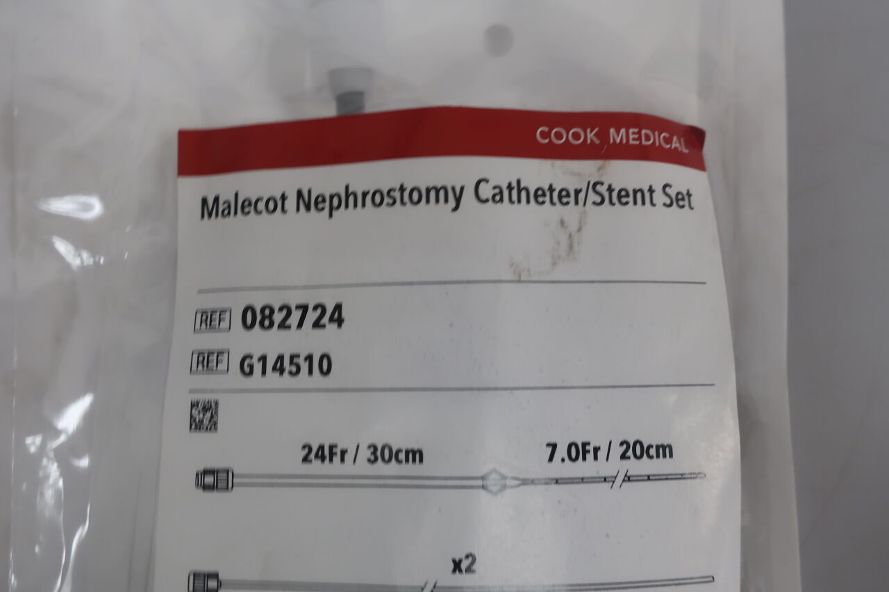 G14510 - COOK - Malecot Nephrostomy Catheter / Stent Set 7F/24F, (EA) - ( Expiry Date: 2023-12-09 )