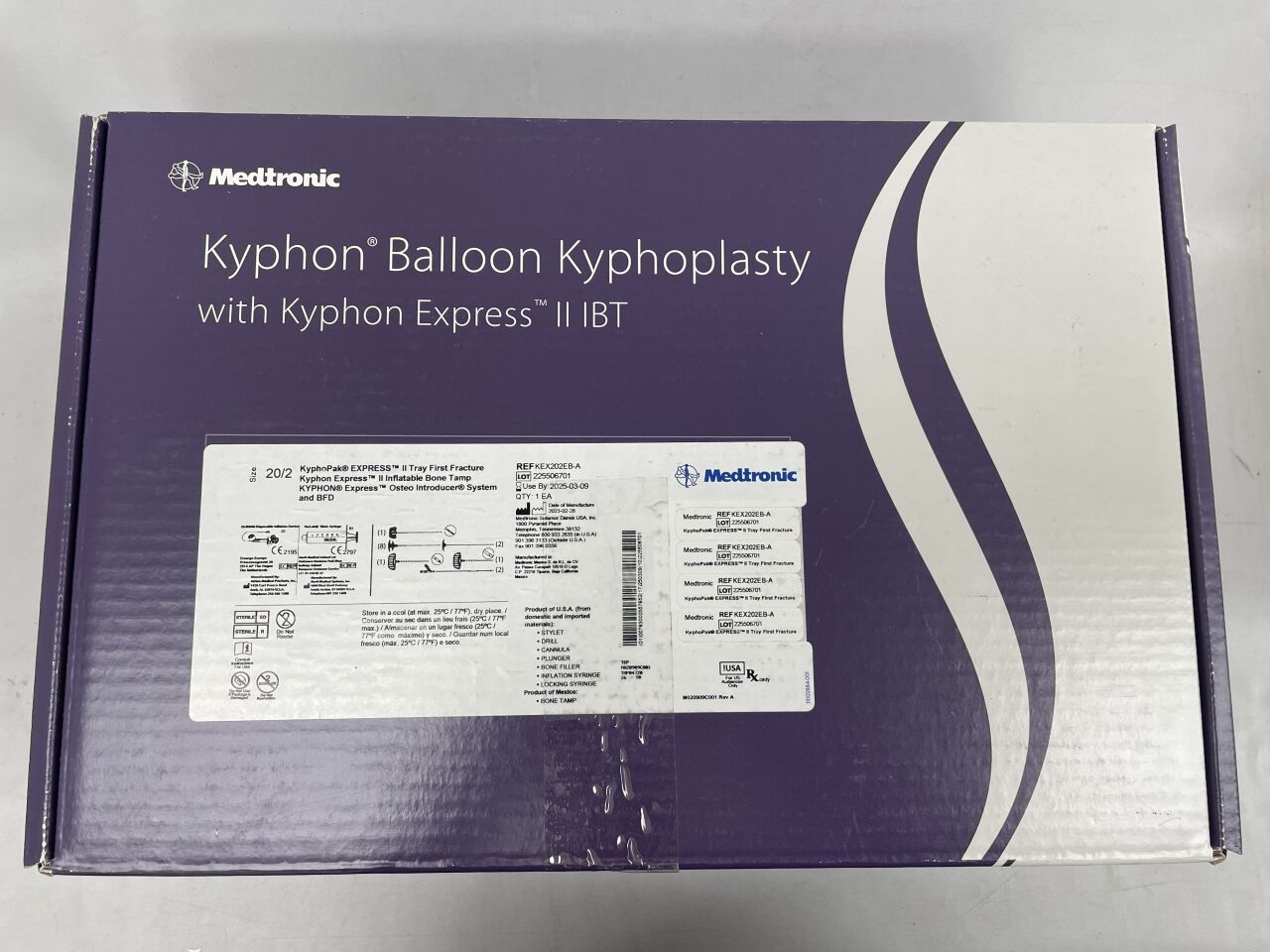 KEX202EB-A - MEDTRONIC - KYPHON® Express™ Osteo Introducer® System and BFD - IBT KIT KEX202EB-A FF E2 20/2 OI , ( BX/1 ) - ( Expiry Date : 2025-03-09 )
