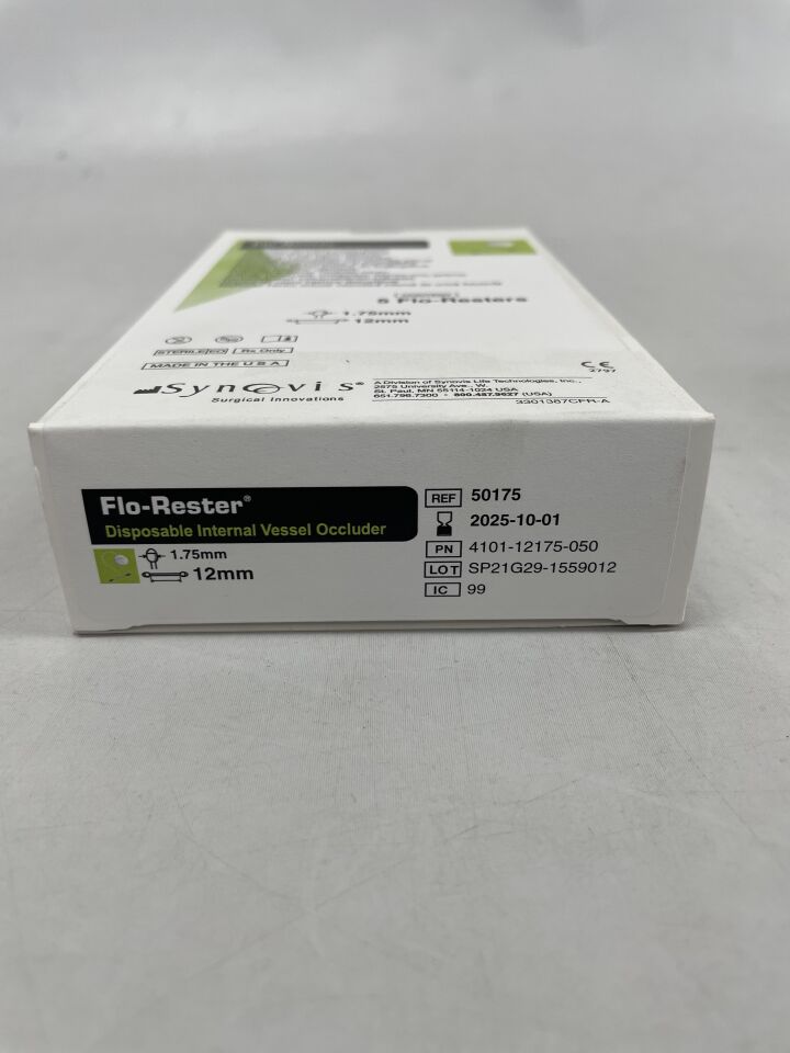 50175 - SYNOVIS - Flo Rester Disposable Internal Vessel Occluder - 1.75mm x 12mm , ( BX/5 ) - ( Expiry Date : 2025-10-01 )