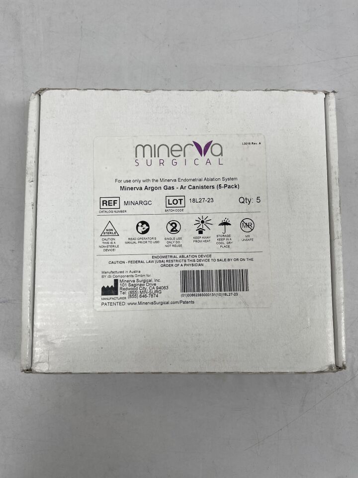 MINARGC - MINERVA - Minerva 氬氣罐,(BX/5)-(效期:2028-07-19)
