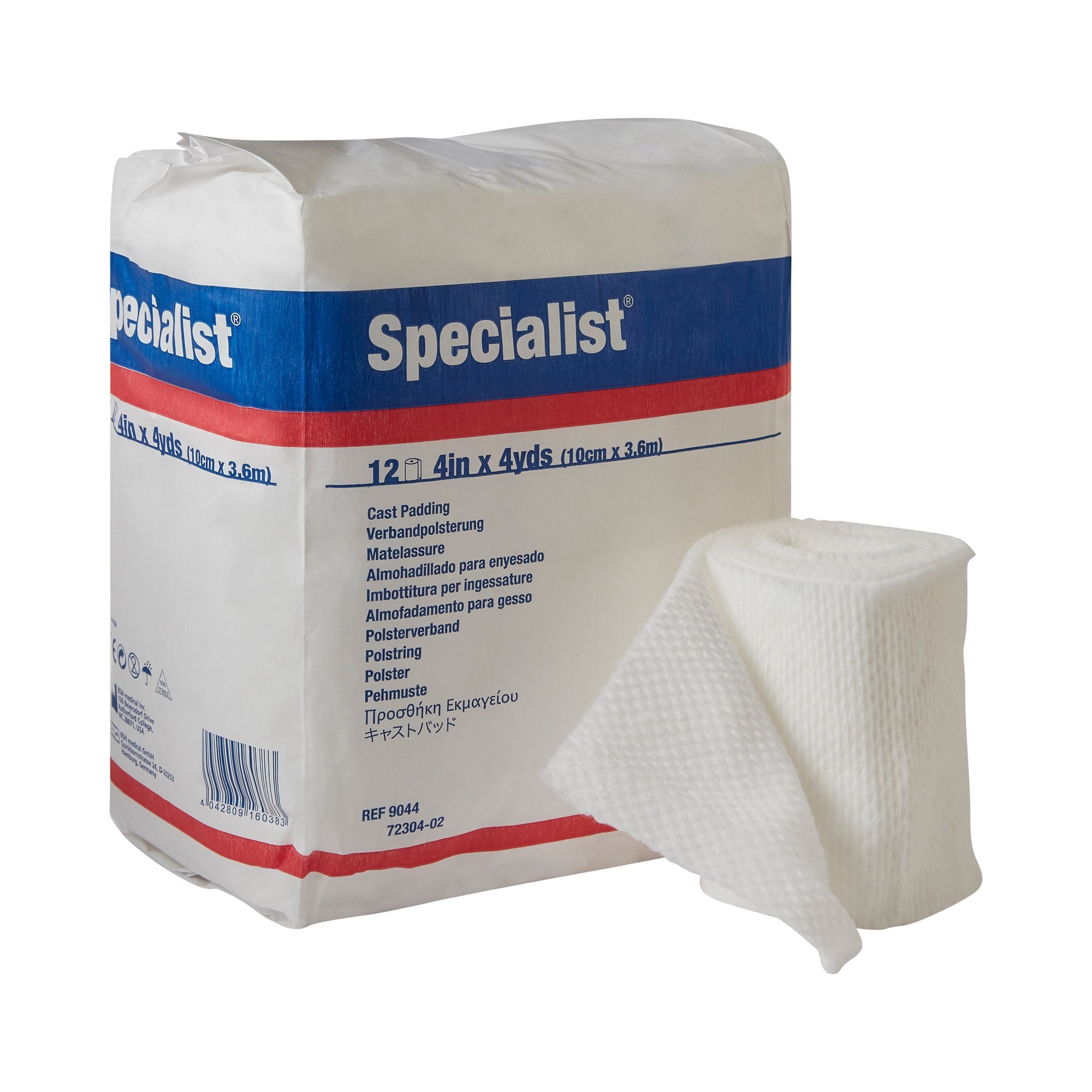 4894 - Specialist - Cast Padding Undercast Specialist Sterile 4 Inch x 4 Yard Cotton / Rayon NonSterile 9044 Case of 72, (CS)