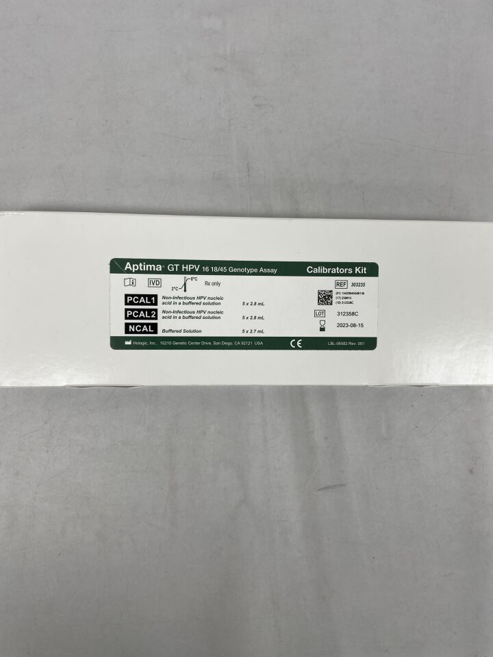 303235 - HOLOGIC - Aptima GT HPV 16 18-45 Genotype Assay, Calibrators Kit, (BX/15) - ( Expiry Date: 2023-08-15 )