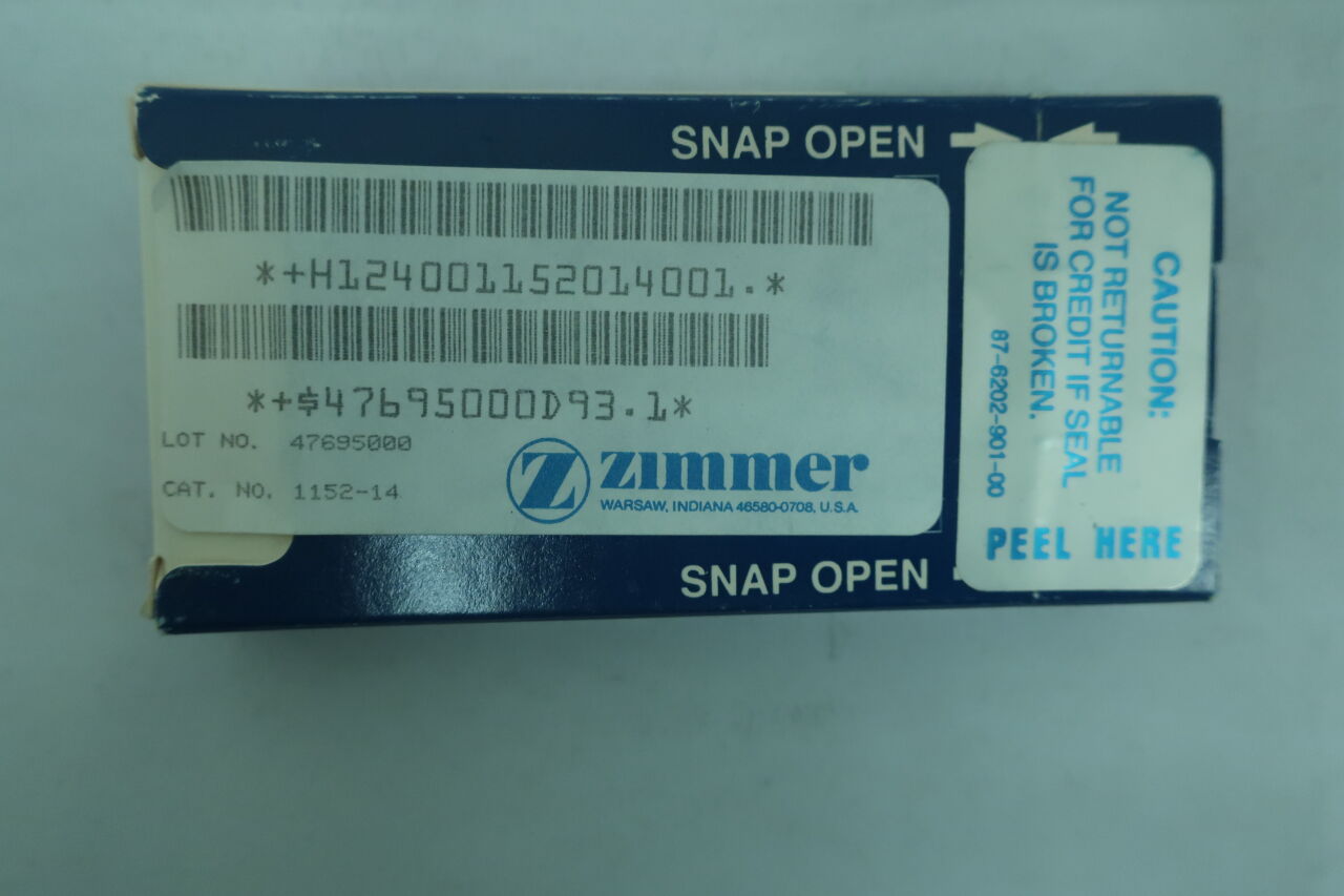 1152-14 - ZIMMER - Herbert/Whipple Bone screw, cannulated, 3.0mm dia, 14mm lg, (BX/1) - ( Expiry Date: 2000-01-01 )