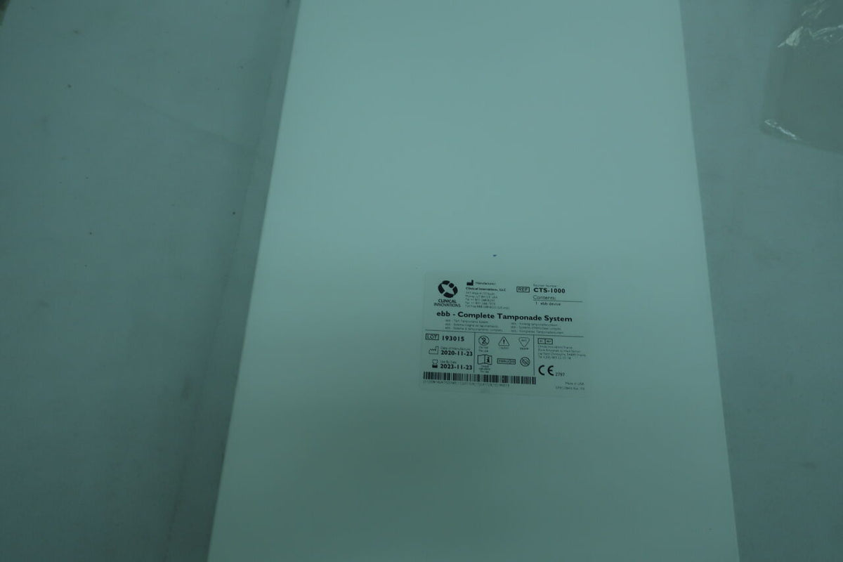 CTS-1000 - CLINICAL INNOVATIONS - Ebb Complete Tamponade System Postpartum Hemorrhage Balloon, 750 mL fill capacity, (BX/1)