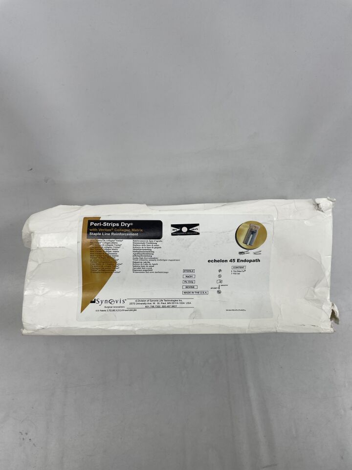 PSD4506ECHV - SYNOVIS - Peri-Strips Staple Line Reinforcement w/ Veritas Collagen Martix (6 Strips, 3PSD Gel), (BX/6) - ( Expiry Date: 2022-08-05 )