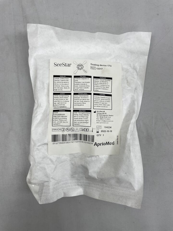 13317 - APRIOMED - SeeStar needle guiding device 17G, (EA) - ( Expiry Date: 2022-10-16 )