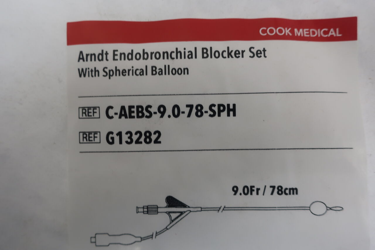 G13282 - COOK - Arndt Endobronchial Blocker Set w/Spherical Balloon 9F x 78cm, (EA) - ( Expiry Date: 2022-02-05 )