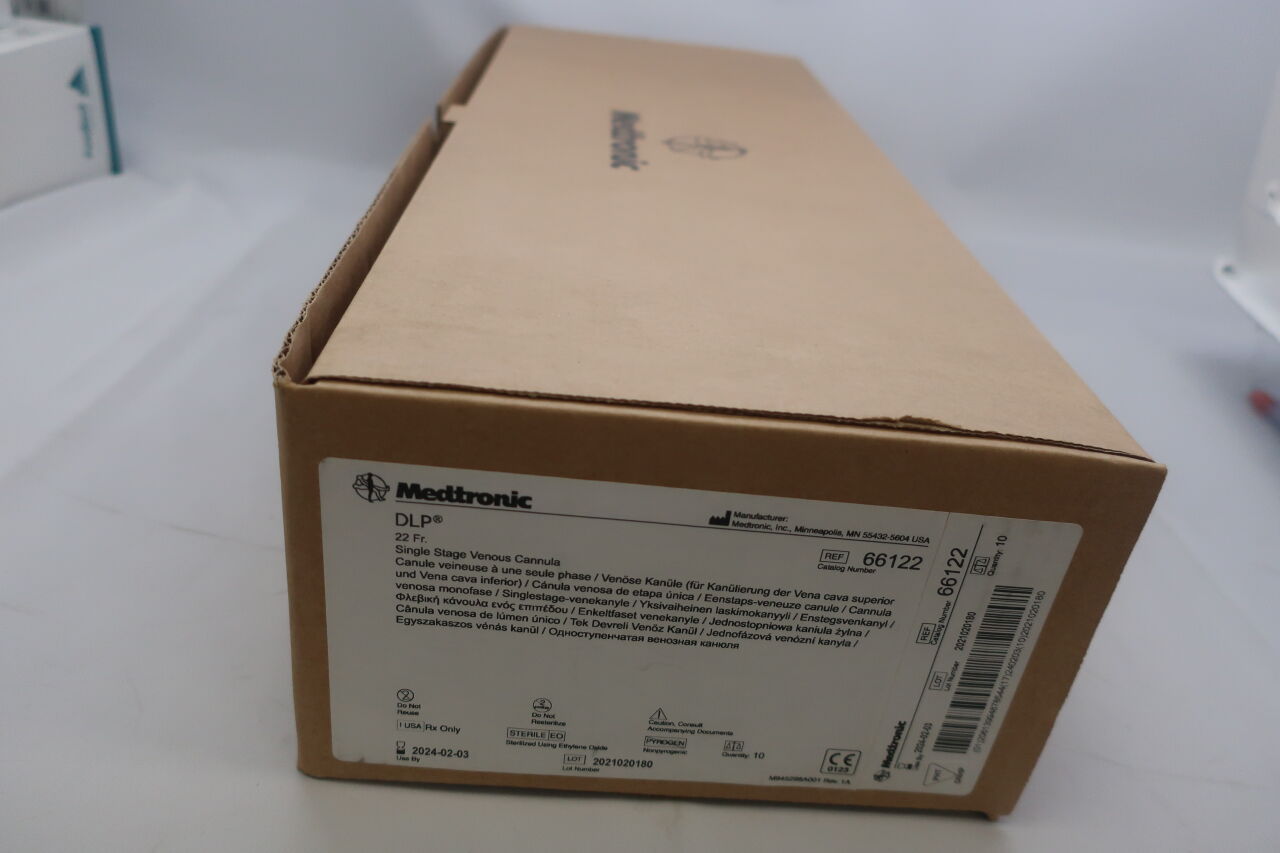 66122 - MEDTRONIC - DLP Single Stage Venous Cannula Straight, 22F, (BX/10) - ( Expiry Date: 2024-02-03 )