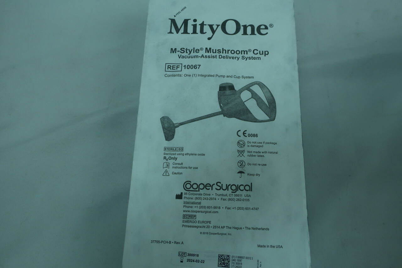 10067 - COOPER SURGICAL - MityOne M-Style Mushroom Vacuum-Assist Delivery System, (EA) - ( Expiry Date: 2024-02-22 )