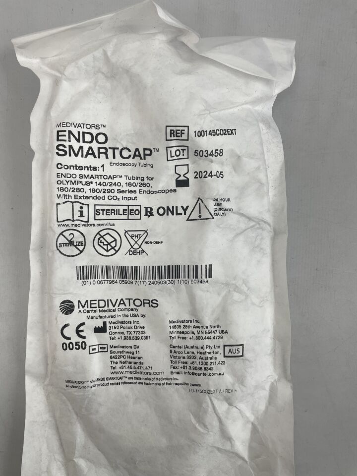 100145CO2EXT - MEDIVATORS - Endo Smartcap Endoscopy Tubing for Olympus 140/240, 160/260, 180/280, 190/290 series endoscopes, (EA) - ( Expiry Date: 2024-05-03 )