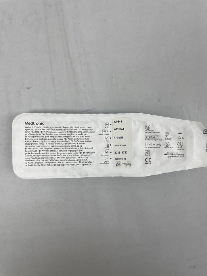 AP544 - MEDTRONIC - AORTIC PUNCH Long Length Handle, 4.4mm, (EA) - ( Expiry Date: 2024-01-05 )