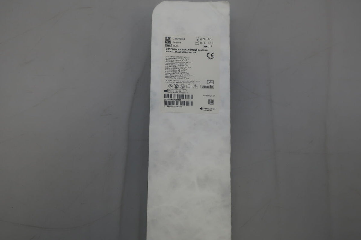 283906300 - MEDOS - Confidence Spinal Cement System Mini Mallet and Needle Holder, (EA)