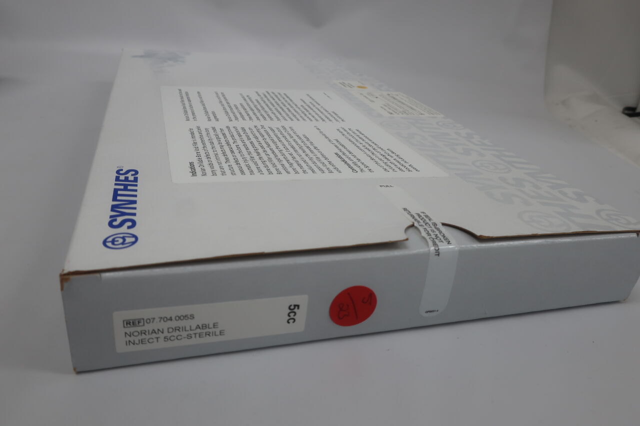 07.704.005S - SYNTHES - NORIAN DRILLABLE INJECT, 5cc, (BX/1) - ( Expiry Date: 2023-05-28 )