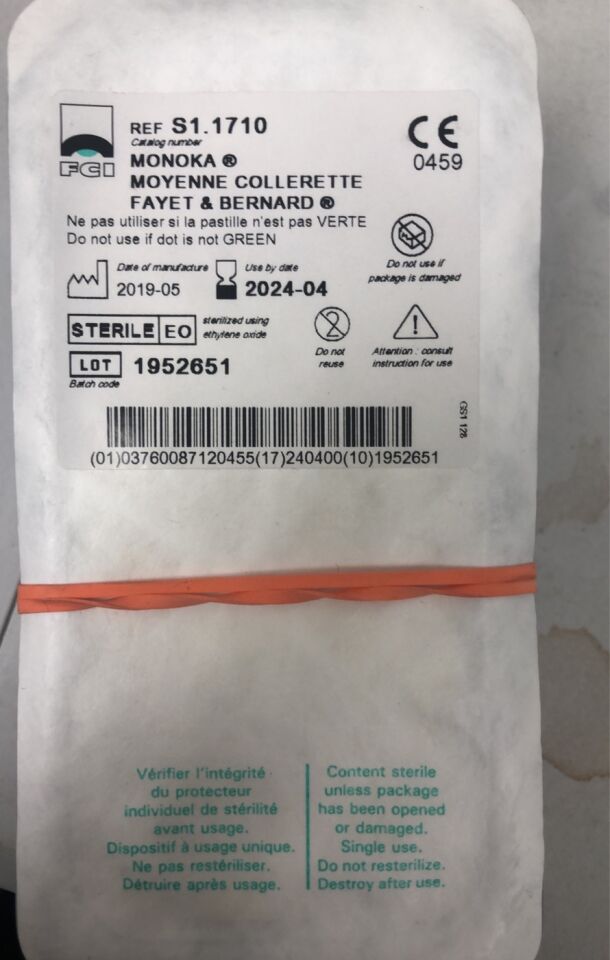 S1.1710 - FCI - Wide/Medium Collerette Monoka stent, 3mm x 0.64 diameter, (EA) - ( Expiry Date: 2024-04-30 )