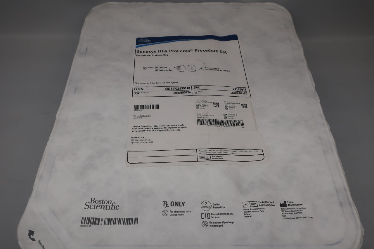 58023 - BOSTON SCIENTIFIC - Genesys HTA ProCerva Procedure Set, Cassette and Drainage Bag, (EA) - ( Expiry Date: 2024-02-23 )