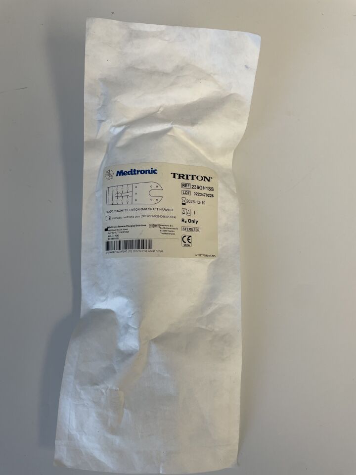 237GH1SS - MEDTRONIC - blade 237gh1ss triton 7mm graft harvest , ( EA ) - ( Expiry Date : 2026-12-19 )