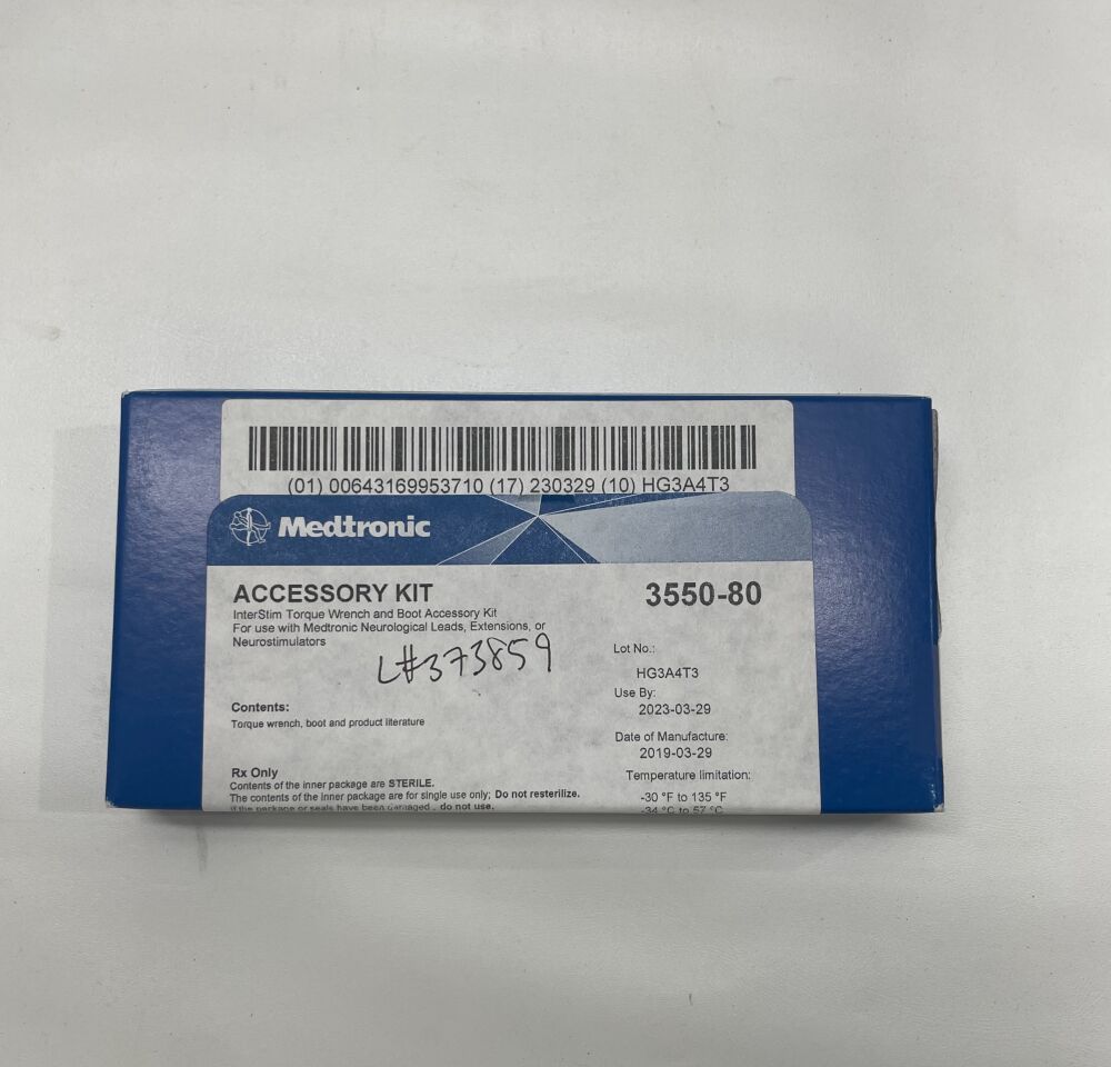 3550-80 - MEDTRONIC - accessory kit, interstim torque wrench & boot accessory , ( BX/1 ) - ( Expiry Date : 2026-05-05 )