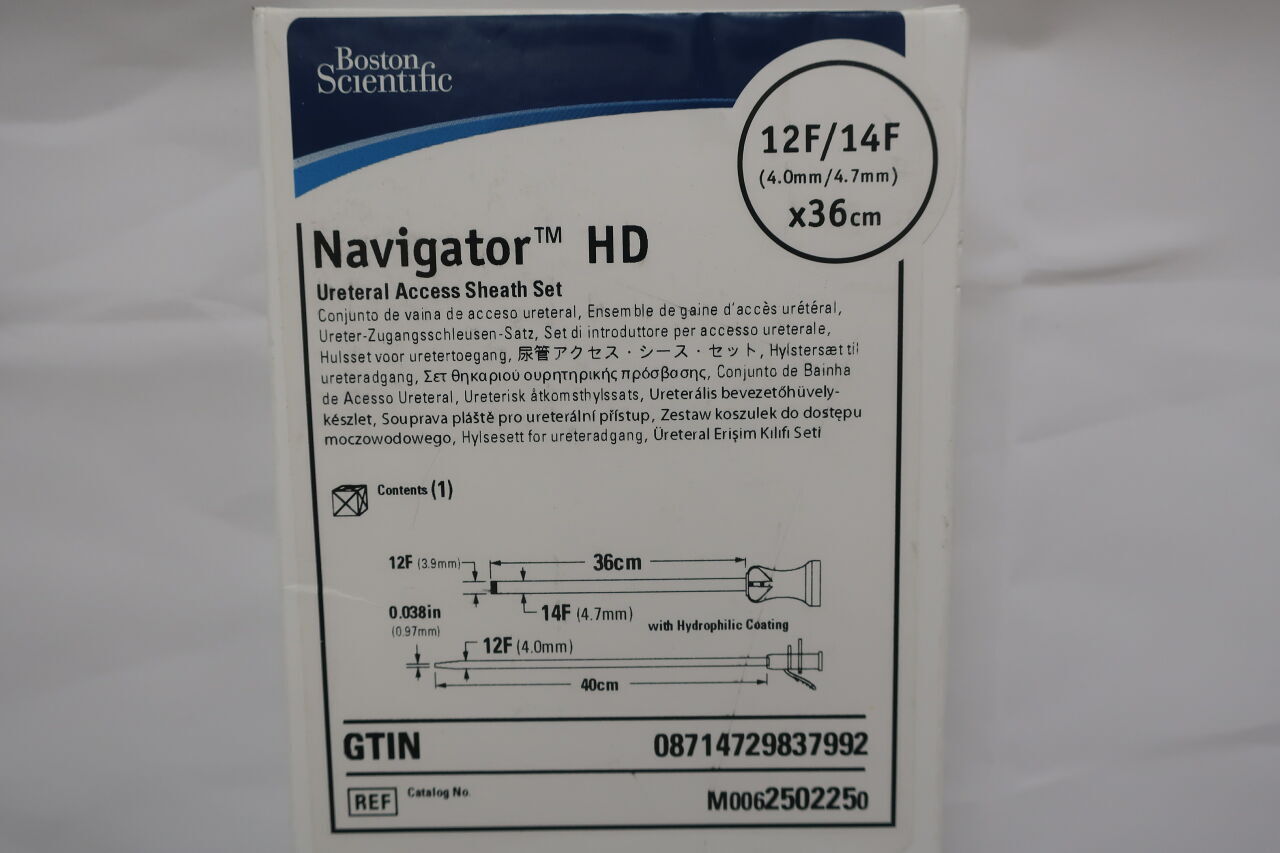 250225 - BOSTON SCIENTIFIC - Navigator HD Ureteral Access Sheath Set, 12F/14F x 36cm, () - ( Expiry Date: 2024-01-26 )