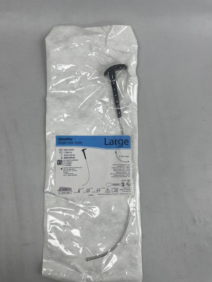 0800-0608 - VERATHON - GlideRite Stylet, Large, 6mm , ( EA ) - ( Expiry Date : 2025-09-02 )