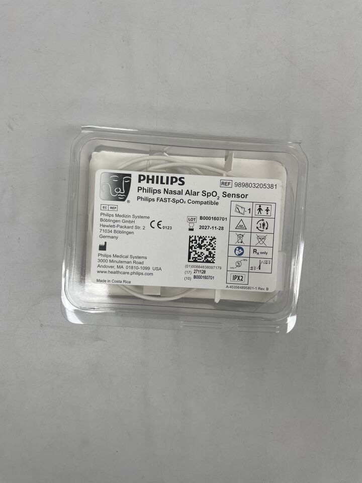 989803205381 - PHILIPS - Nasal Alar SpO2 Sensor , ( EA ) - ( Expiry Date : 2027-11-28 )
